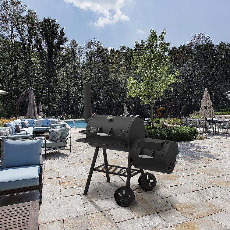 Dyna glo clearance offset charcoal smoker